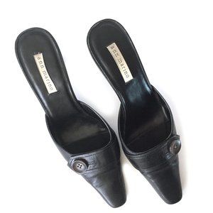 Ann Marino Black Slide heels